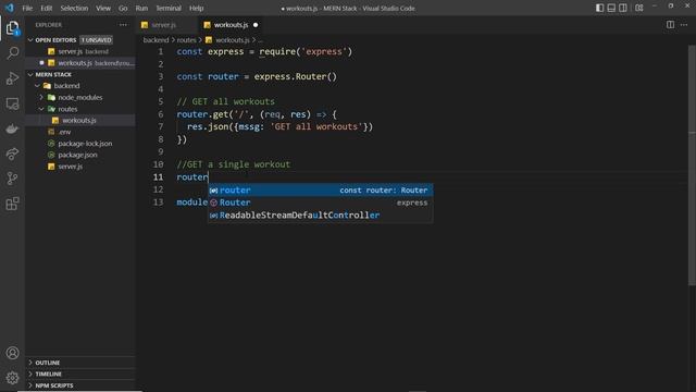 MERN Stack Tutorial #3 - Express Router & API Routes смотреть онлайн