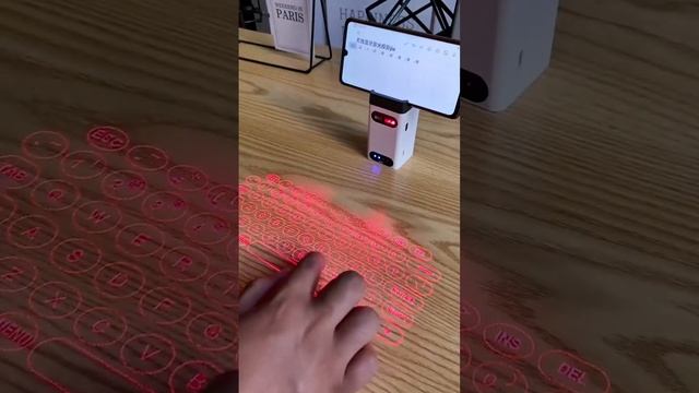 Laser projection virtual laser keyboard