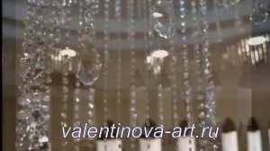 Хрустальные шторы из бусин Юлии Валентиновой
