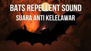 Bats Repellent Sound || Suara pengusir kelelawar