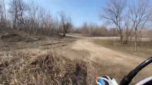 Обкатываю GEON GNS 300 на заброшенной кроссовой трассе. Отзыв владельца.