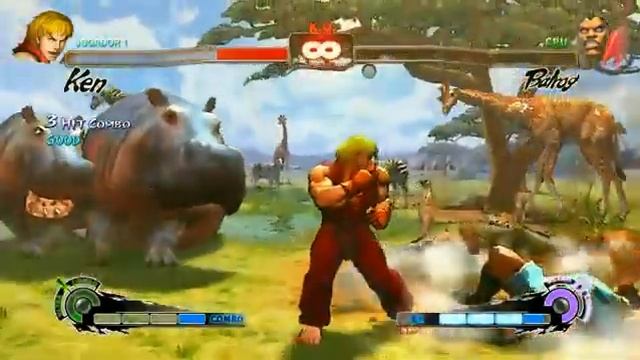 Super Street Fighter IV Arcade Edition Gameplay AMD ATI Mobility Radeon HD 5650 hp dv6 3040BR смотреть онлайн