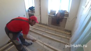 Укладка деревянного пола своими руками!