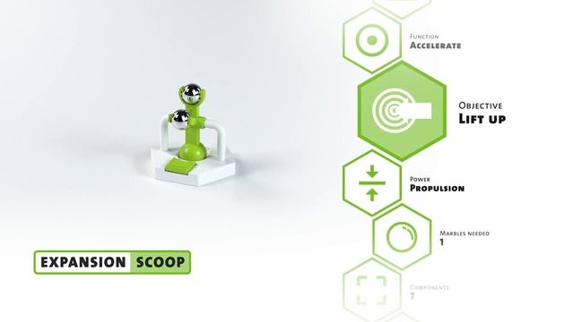Marble Game | Learn about the Scoop | Marble Run Extension | GraviTrax Track System Game