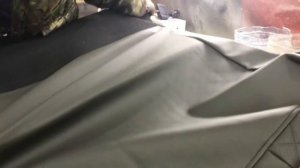 Установка авточехлов на сидения автомобиля. Установка чехлов с полным снятием всех сидений КИА РИО