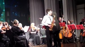 Соло на саксофоне -Тимофей Смирнов Гершвин "Хлопай в такт" Симф. оркестр Новгородской филармонии
