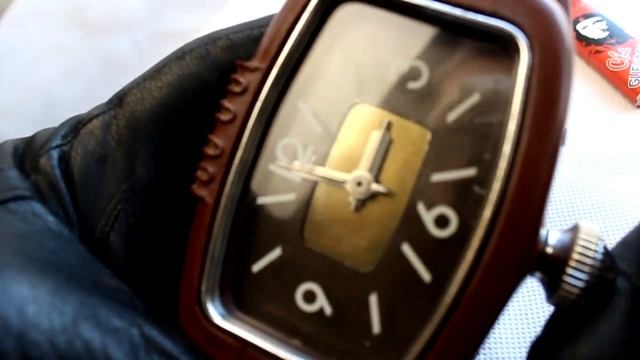 Механические автомобильные часы салона Москвич 403-407 СССР смотреть онлайн