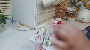 Зефирные тюльпаны. Необычное окрашивание. Букет