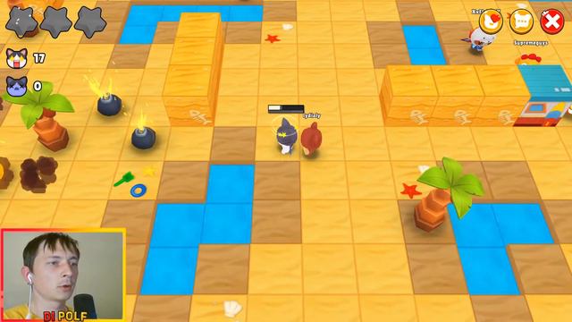 Бомбермен в стиле Бравл Старс | Bombergrounds Battle Royale смотреть онлайн