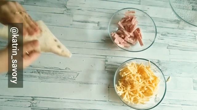 Рецепт из лаваша за 5 минут - всего 4 ингредиента