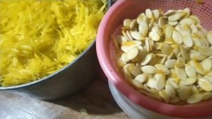 Какие семена тыквы  оставить на посадку.  Заморозка тыквы.