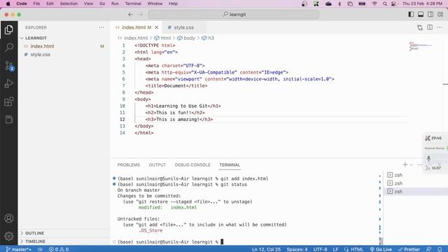 Git - Commit Files located in Staging Area #git #versioncontrol смотреть онлайн