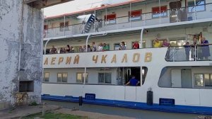 14.07.23 Г. САМАРА ОТПРАВЛЕНИЕ ТЕПЛОХОДА ВАЛЕРИЙ ЧКАЛОВ