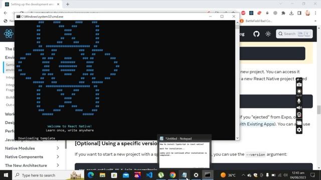 How to install and compile TypeScript in React Native || Complete instalation  #reactnative #vscode
