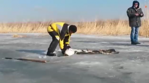 Зимой, рыба даже на ведро клюёт