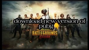 Download new version of pubg 👇|link in the description 🔥