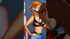 Frozen: Elsa  Glow Up Into Bad Girl - Disney Princesses Transformation