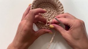 ПЛОТНЫЙ УЗОР ПО КРУГУ ДЛЯ КОРЗИН И СУМОК | SHODDI