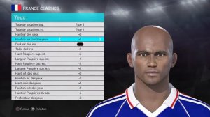 E. ABIDAL Face + stats edit PES 2018 ou 2019 (France classics)