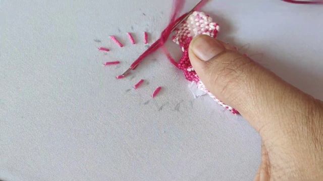 New Hand Embroidery 3d flower design tutorial | Amazing 3d gladiolus hand embroidery | creative ide