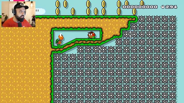 AQUI É MUITO CONTROLE DE MARIO! – MARIO MAKER 2 смотреть онлайн