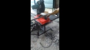 Бюджетная столешница под отрезной станок по металлу своими руками. Видео от подписчика.