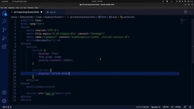 JavaScript Keyboard Events Tutorial: the keyup and keydown Event Listeners смотреть онлайн