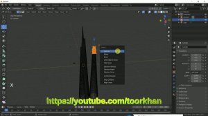 Burj Khalifa 3d || blender tutorial || world tallest building || Khalifa tower |خليفةبرج