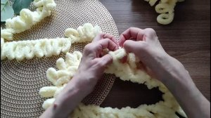 СНУД БЕЗ СПИЦ И КРЮЧКА ВСЕГО ЗА 30 МИНУТ!!! Красивый снуд из Alize Puffy