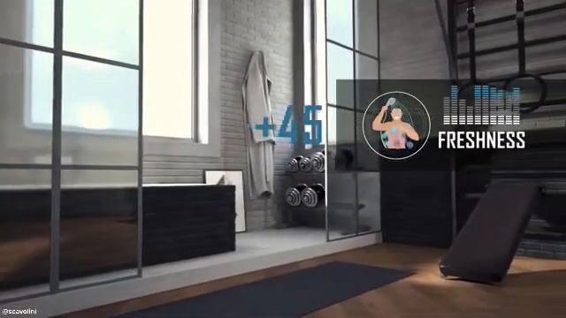 Спортивный зал дома, от итальянской фабрики Скаволини. смотреть онлайн