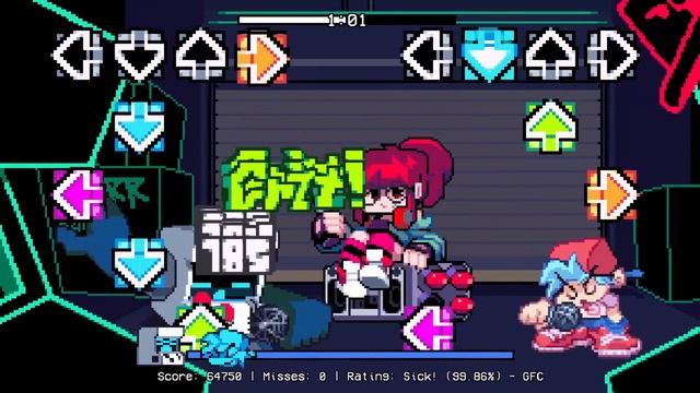 Friday Night Funkin' - Perfect Combo - Mad Virus Attack (VS. 8-bit) Mod [HARD] смотреть онлайн