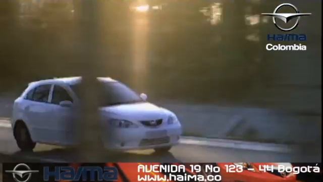 Haima3 Hatchback Ads - Haima Automobiles Colombia