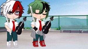Deku plays violon || Mha-Bnha || Deku angst? || gacha club || Kind3r