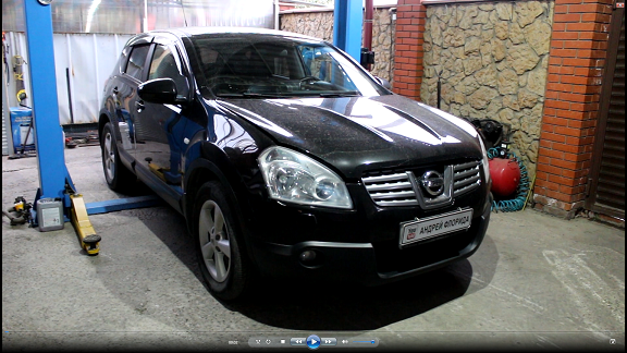 Загорелся Чек выскочила ошибка P1722 на Nissan Qashqai 2,0 4WD Ниссан Кашкай 2008