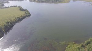 Гидроотвал Южный. Красноярский край, Назаровский район. Вид с птичьего полета