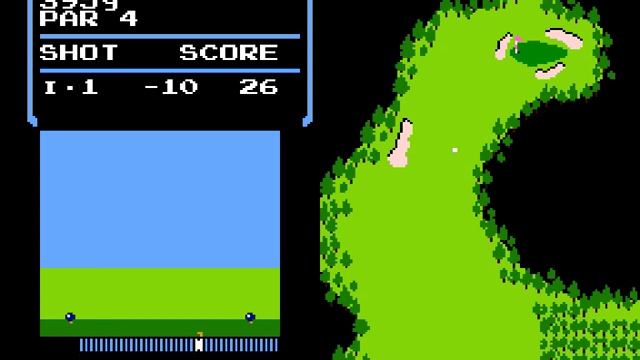 Прохождение игры   Golf  Dendy/NES