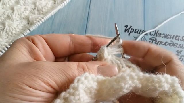 Прикольный, "мультяшный" 3D узор спицами для думочек, подушек, пледов - "3D Одуванчик"