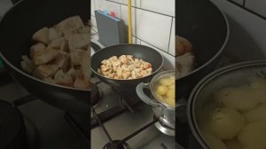 Быстрый и простой ужин из куриной грудки