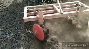 Минитрактор WEI FANG 240 - самодельный окучиватель для картошки