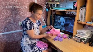 Как меня пряжа удивила. Вяжем с Оксаной Валерьевной.