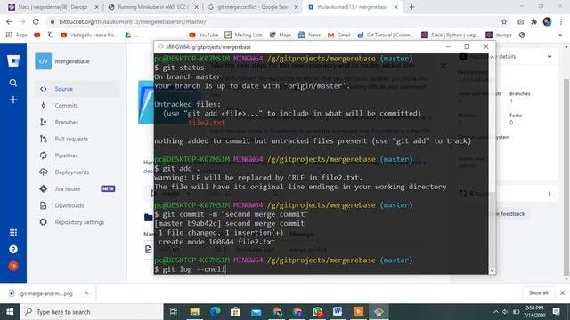 git — Rebase vs Merge part-5 смотреть онлайн