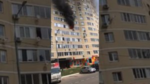 Пожар в Ступино на Калинина, 2, район "Дубки"