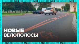 Новые велополосы проложат на 12 московских улицах - Москва 24