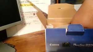 Canon sx510 hs Unboxing