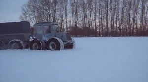 вездеход Снегоболотоход 8х8 Соломономобиль-5 по снегу