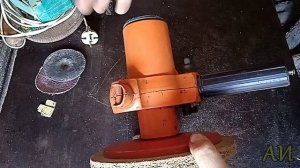 Прообраз моей дисковой шлифовальной машины..mp4