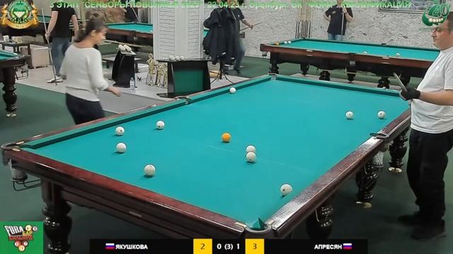 ЯКУШКОВА О. (Уфа) - АПРЕСЯН Г. (Оренбург). 3 ЭТАП "Сеньоры Поволжья 2023" смотреть онлайн