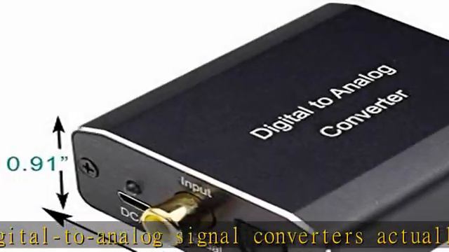 Digital to Analog Audio Converter, Hdiwousp 192 kHz DAC Digital Coaxial and Optical Toslink to Anal