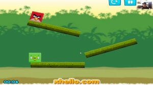 Angry Birds Kick Piggies - TRANSFORM SQUARE PIGGIES TO KICK OUT PIGGIES!