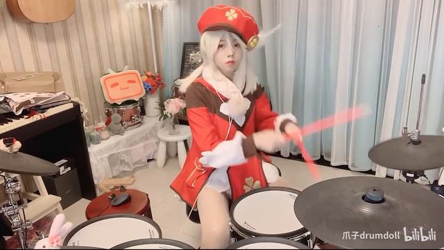 Genshin Impact | 可莉 COS | Rage Of Dust 卡其脱离太 原神 架子鼓【爪子drumdol】